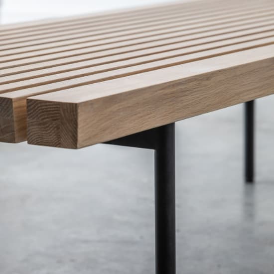 Okonma Wooden Coffee Table With Metal Legs In Oak_4