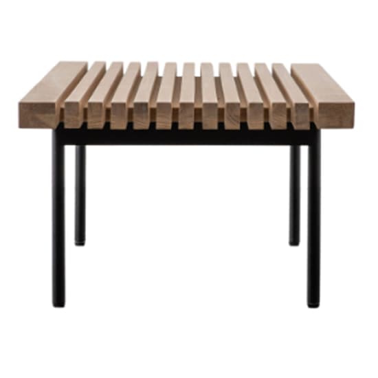 Okonma Wooden Coffee Table With Metal Legs In Oak Furniture in Fashion