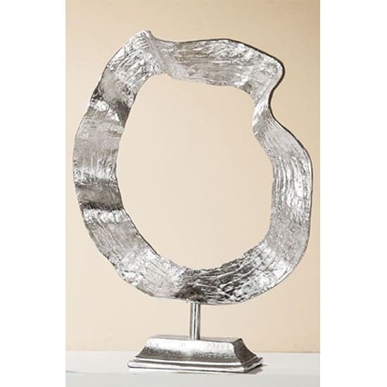 Ola Large Aluminium Sculpture In Silver_1