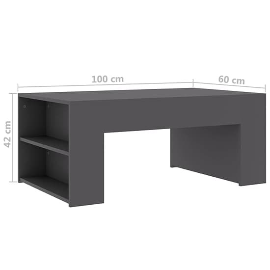 Olicia Wooden Coffee Table With Shelves In Grey_5