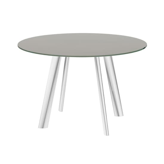 Osterley Swivel Extending Taupe Glass Dining Table_3