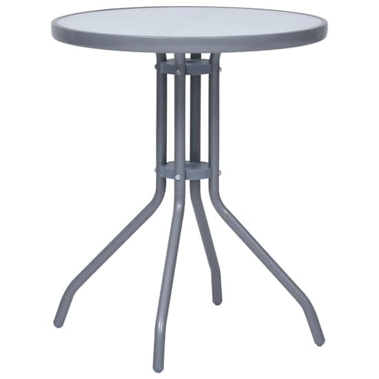 Ontario Glass And Textilene 3 Piece Bistro Set In Silver_3
