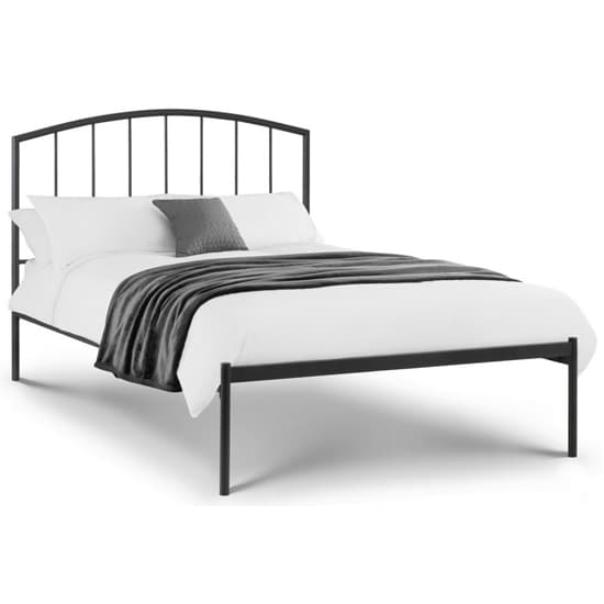 Odelia Metal Double Bed In Satin Grey_2