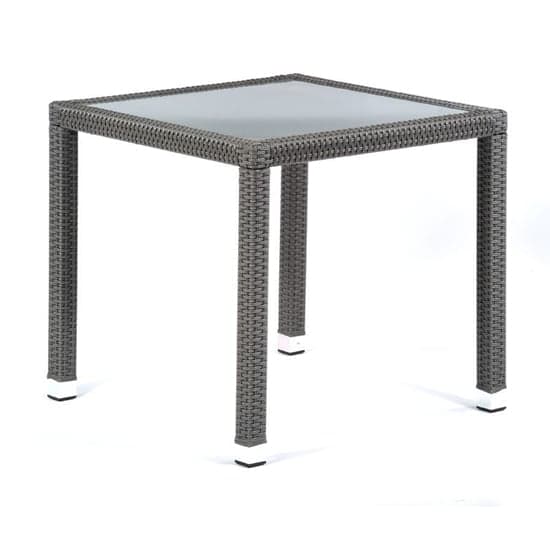 Onyx Outdoor Rattan Square Dining Table And 4 Armchairs_2