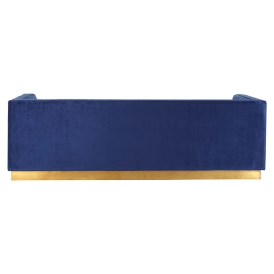 Opals Upholstered 3 Seater Velvet Sofa In Deep Blue_6