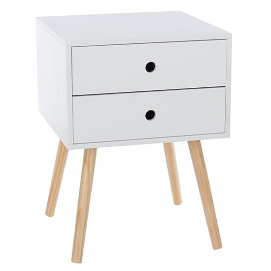 Outwell Scandia Bedside Cabinet With Wood Legs And 2 Drawers_1