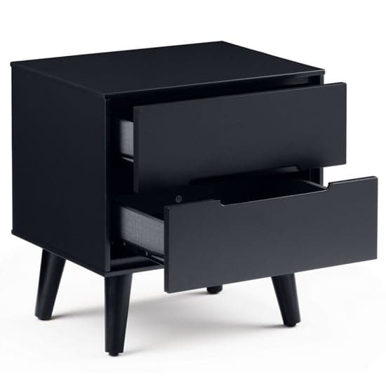 Abrina Wooden Bedside Cabinet With 2 Drawers In Anthracite_2