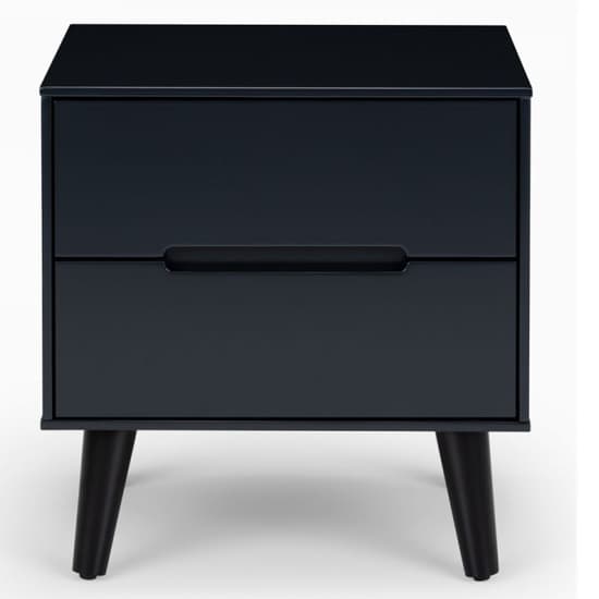Abrina Wooden Bedside Cabinet With 2 Drawers In Anthracite_3