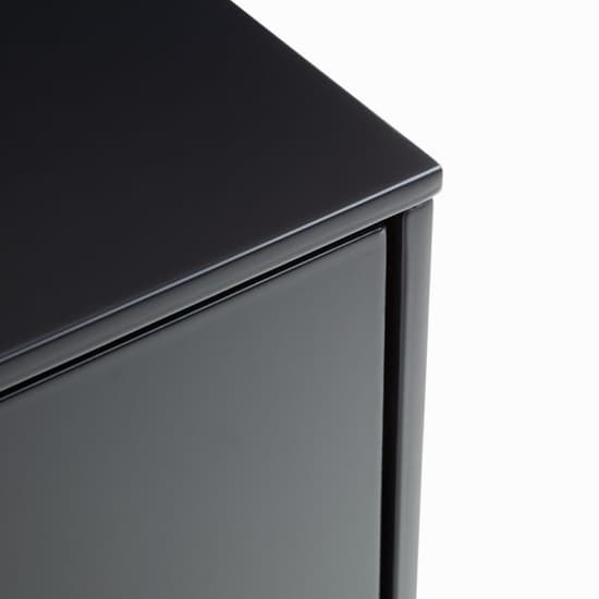 Abrina Wooden Bedside Cabinet With 2 Drawers In Anthracite_4