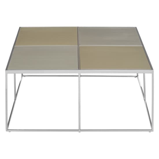 Orizone Glass Coffee Table With Chrome Stainless Steel Frame_3
