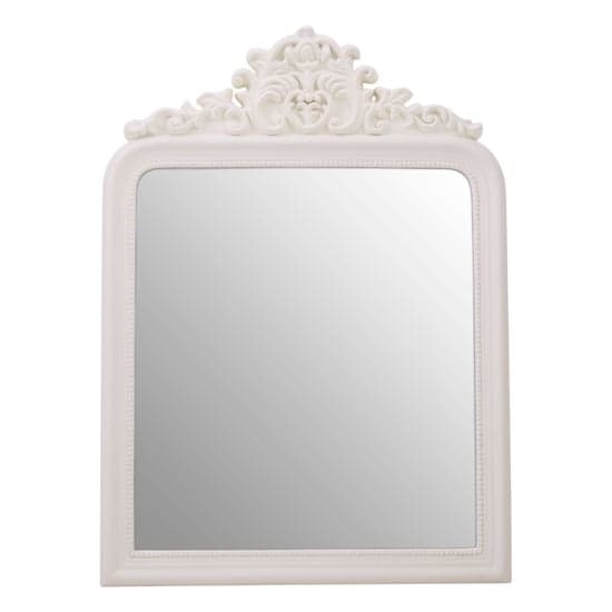 Ornatis Rectangular Wall Bedroom Mirror In Cream Frame_2