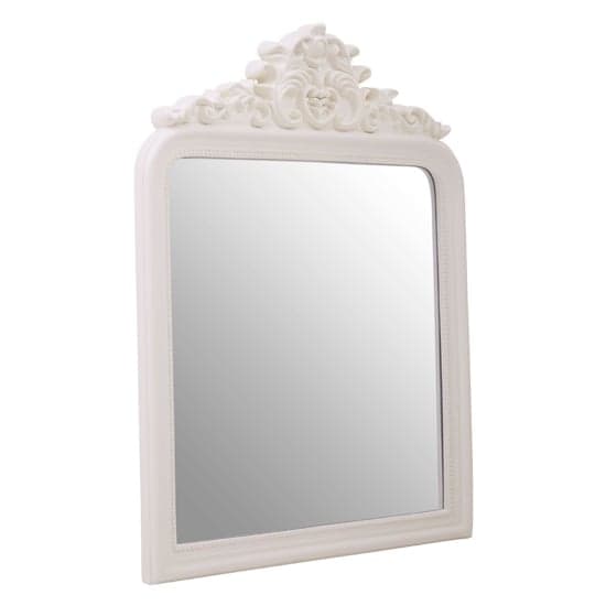 Ornatis Rectangular Wall Bedroom Mirror In Cream Frame_1