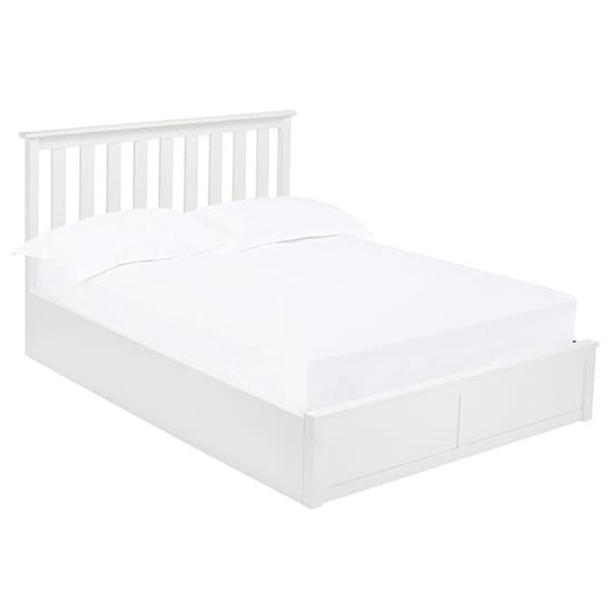 Orpington Wooden King Size Bed In White_4