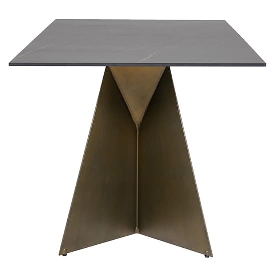 Orth Rectangular Stone Dining Table With Gold Metal Base_3