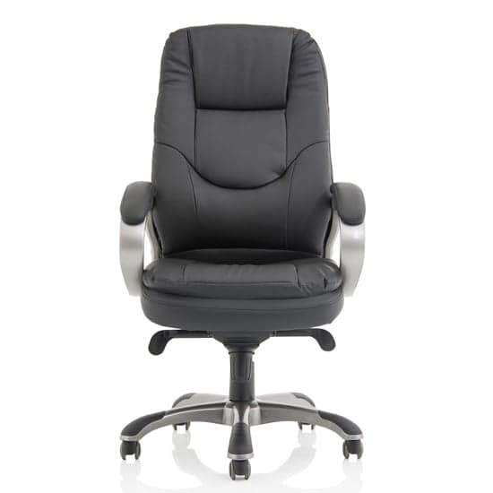 Oscar Faux Leather Executive Office Chair In Black_2