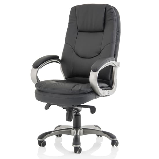 Oscar Faux Leather Executive Office Chair In Black_3