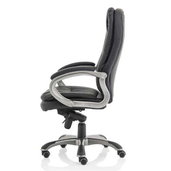 Oscar Faux Leather Executive Office Chair In Black_4
