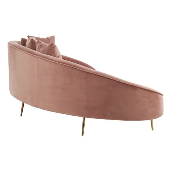 Osmodin Upholstered Velvet 4 Seater Sofa In Salmon Pink_4