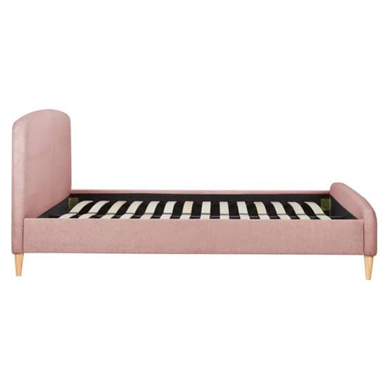 Otaola Teddy Bear Fabric King Size Bed In Blush Pink_5