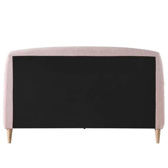Otaola Teddy Bear Fabric King Size Bed In Blush Pink_6