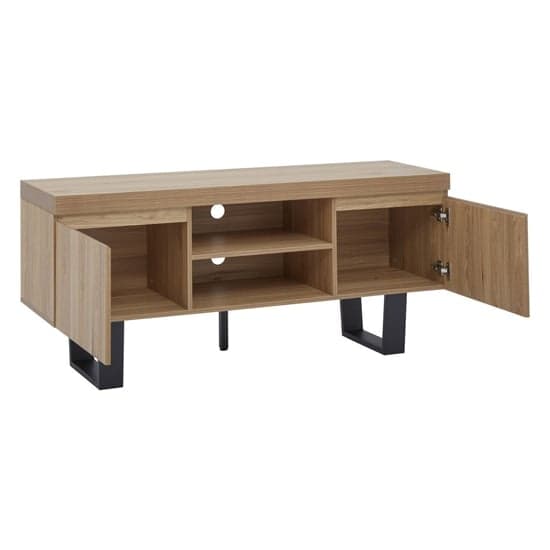 Otell Wooden TV Stand With U-Shaped base In Natural_2