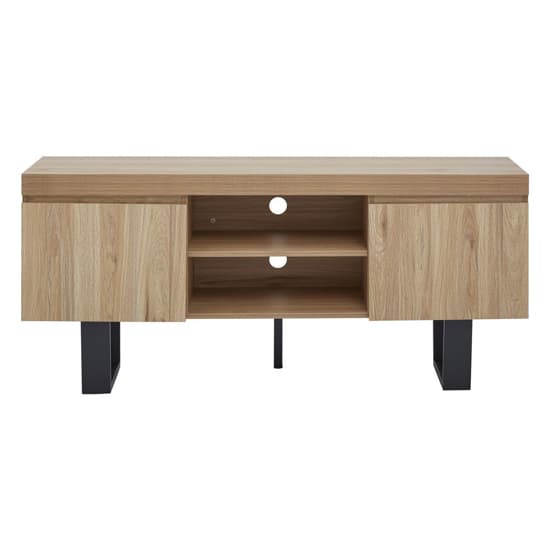 Otell Wooden TV Stand With U-Shaped base In Natural_3