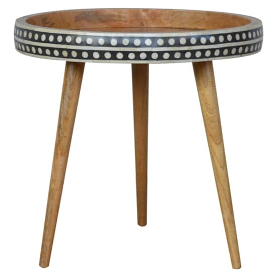 Ouzel Wooden Nordic Style End Table In Bone Inlay And Oak_2