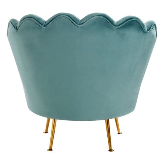 Ovaley Upholstered Velvet Accent Chair In Blue_8