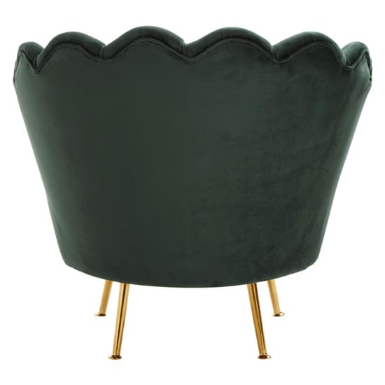 Ovaley Upholstered Velvet Accent Chair In Deep Green_7