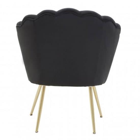 Ovaley Upholstered Velvet Accent Chair In Black_4