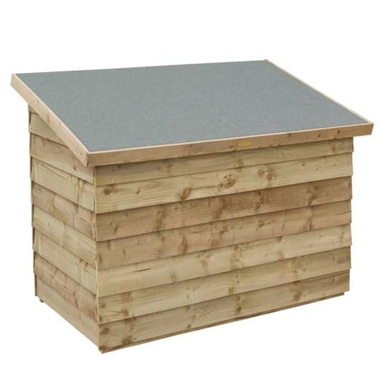 Overlap Wooden Patio Storage Chest In Natural Timber_2