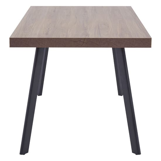 Owall Wooden Dining Table With Black Metal Legs In Oak_3