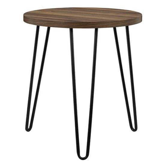 Owes Wooden End Table Round In Florence Walnut_3