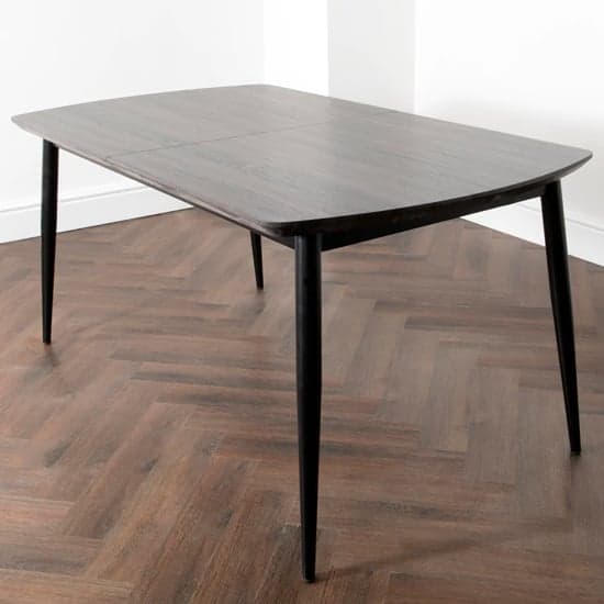 Onamia Wooden Extending Dining Table With 4 Chairs In Grey Oak_2