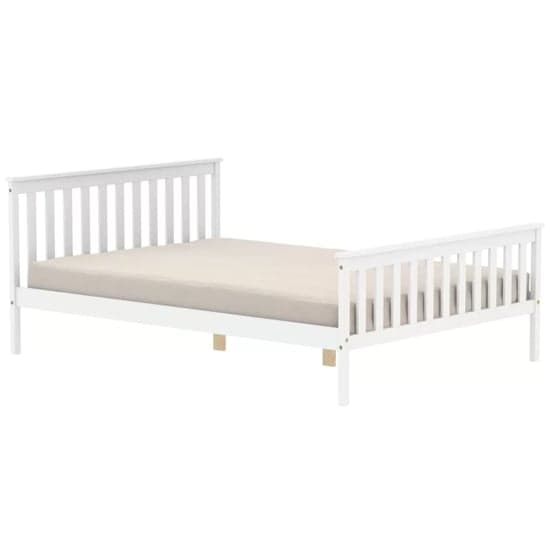 Oxfords Wooden Double Bed In White_2