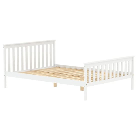 Oxfords Wooden Small Double Bed In White_3