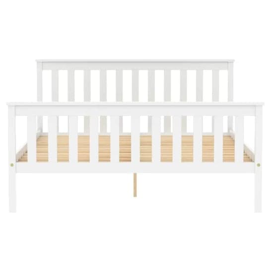 Oxfords Wooden Small Double Bed In White_4