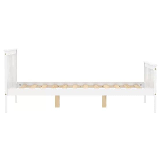 Oxfords Wooden Small Double Bed In White_5