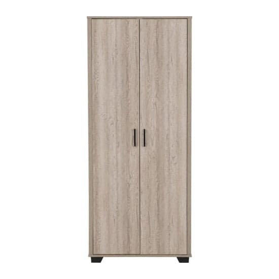 Oxnard Wooden Wardrobe With 2 Doors In Light Oak_2