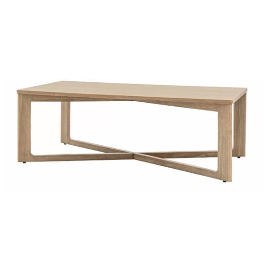Pacific Wooden Coffee Table Rectangular In Smoked Oak_4
