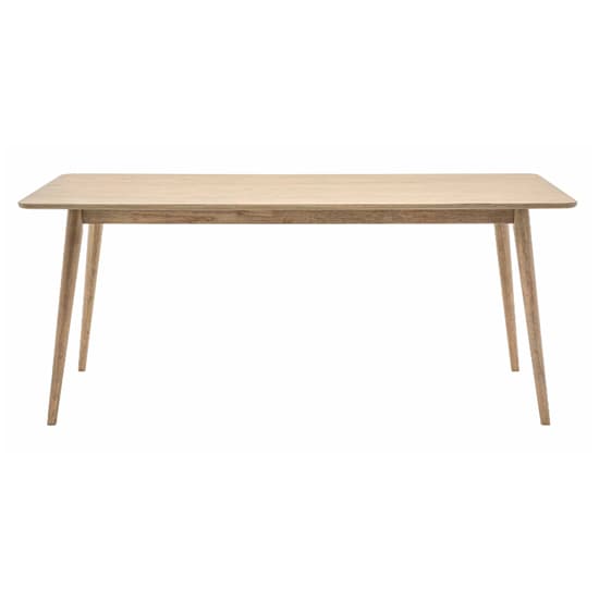 Pacific Wooden Dining Table Rectangular In Smoked Oak_2