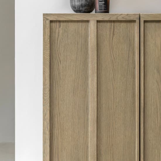 Pacific Wooden Drinks Cabinet With 2 Doors In Smoked Oak_3