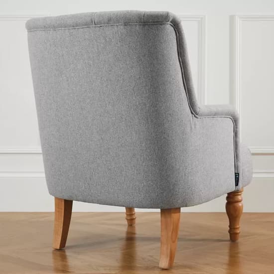 Padston Fabric Lounge Chaise Armchair In Grey_3