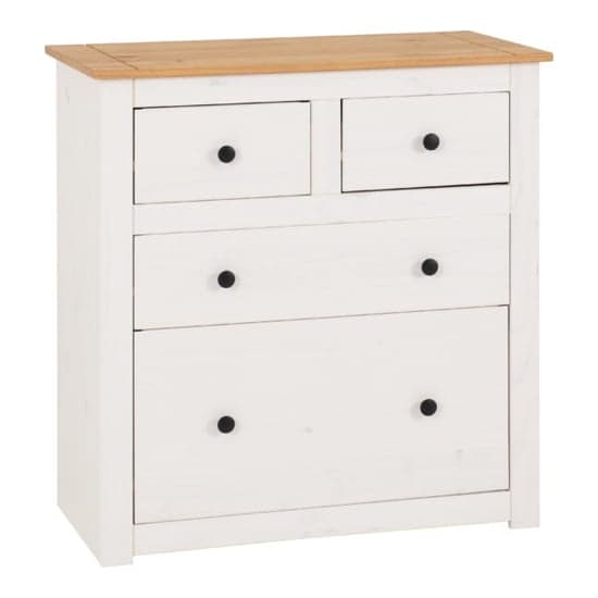 Pavia Chest Of Drawers In White And Natural Wax_2
