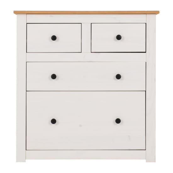 Pavia Chest Of Drawers In White And Natural Wax_4