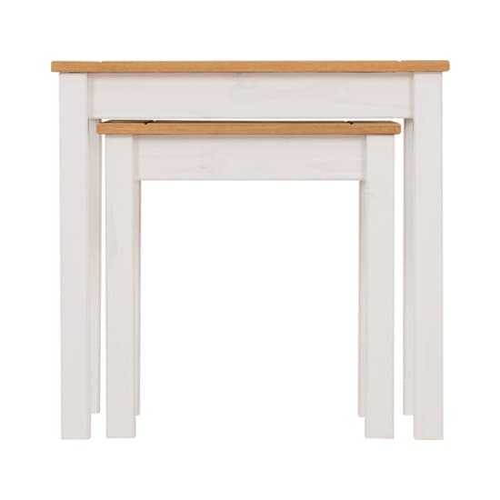 Pavia Nest Of 2 Tables In White And Natural Wax_3