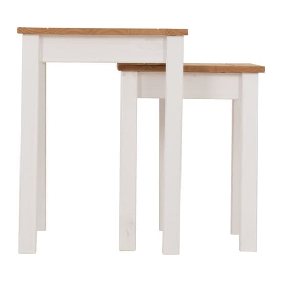 Pavia Nest Of 2 Tables In White And Natural Wax_4