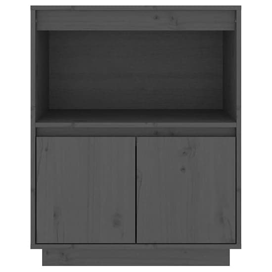 Paolo Pinewood Sideboard With 2 Doors 1 Shelf In Grey_4