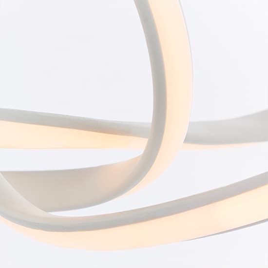 Paradox LED Acrylic Diffuser Pendant Light In Matt White_4