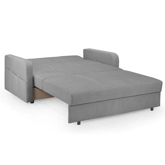 Palila Fabric 2 Seater Sofa Bed In Grey_4